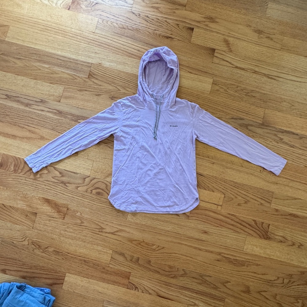 Columbia Lavender Hooded Long Sleeve Top - Women’s Small
